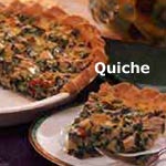 Mushroom Pizza Quiche