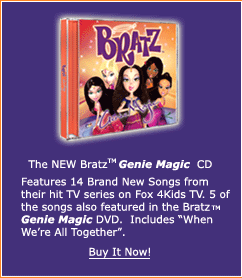The New Bratz CD Genie Magic