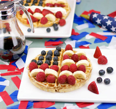 Red, White & Blue Breakfast Ideas