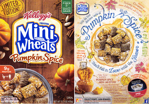 Pumpkin Spice Frosted Mini-Wheats Cereal Profile