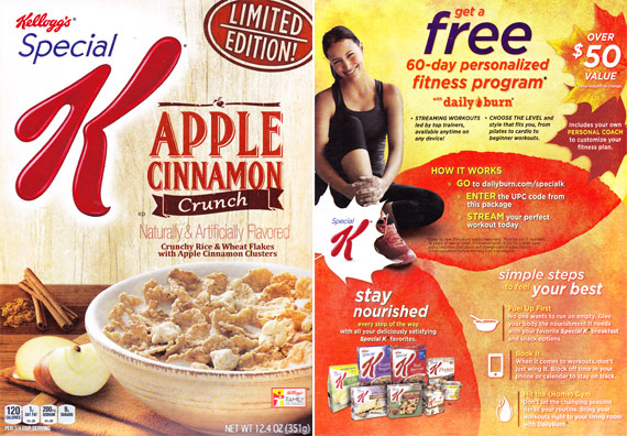 Apple Cinnamon Crunch Special K Cereal Profile