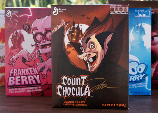 2014 Count Chocula Cereal Box