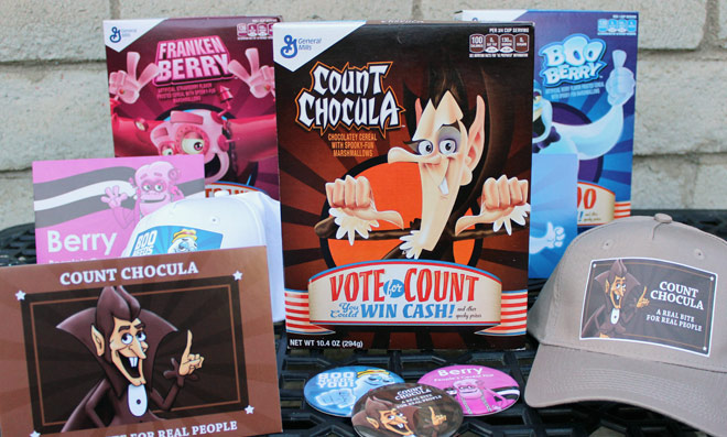 2016 Count Chocula Cereal Box