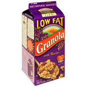 Low Fat Granola With Raisins