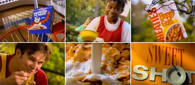Wheaties Honey Gold Basketball Commercial Screen Grabs