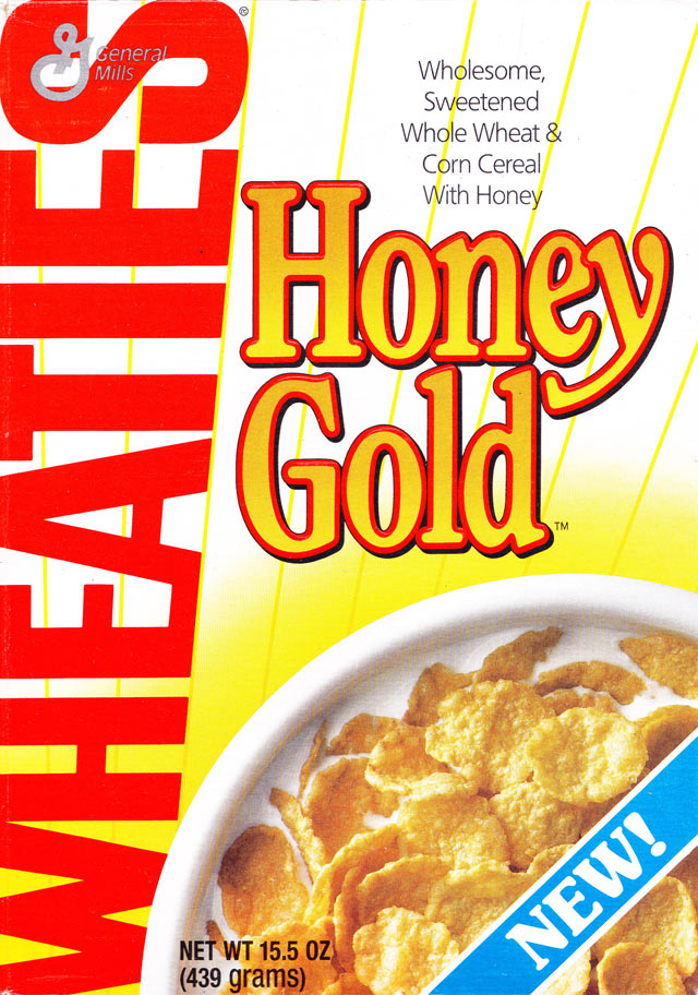 Wheaties Honey Gold Cereal Box (Front)