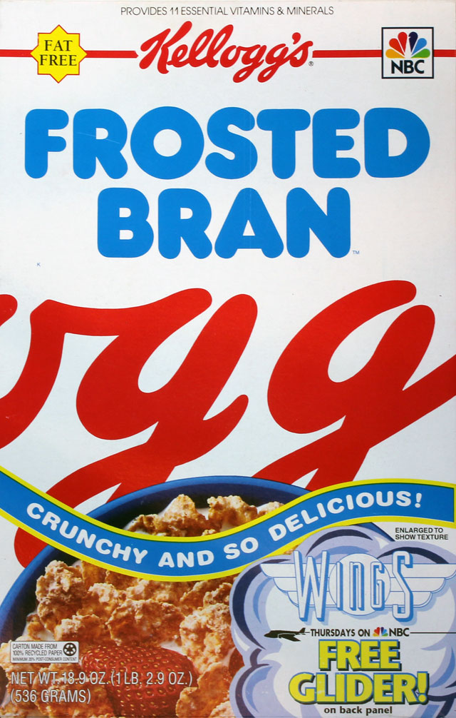 Kellogg's Frosted Bran Cereal Box (Front)