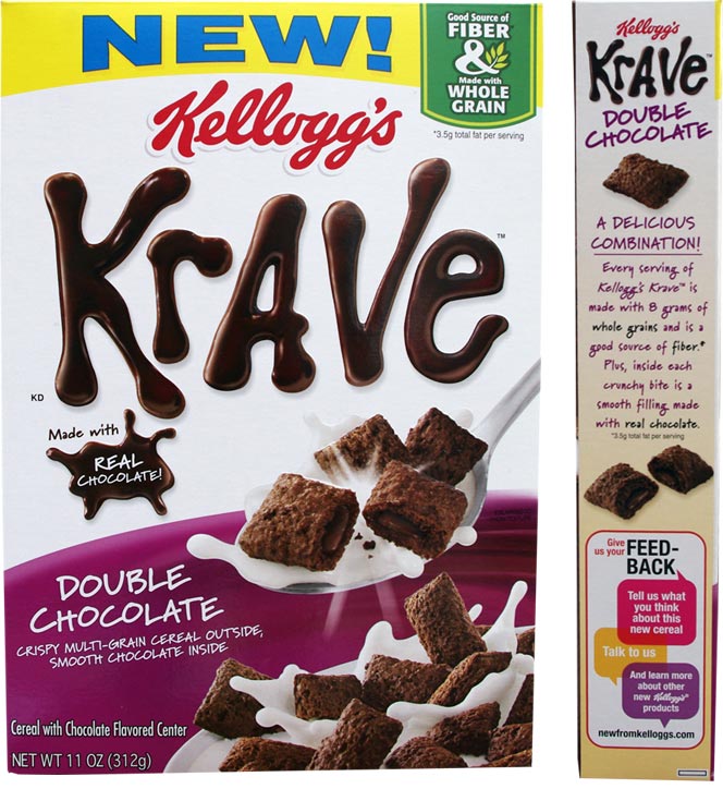 Double Chocolate Krave Cereal Box From 2012