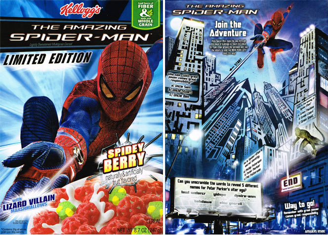 The Amazing Spider-Man Cereal 2012