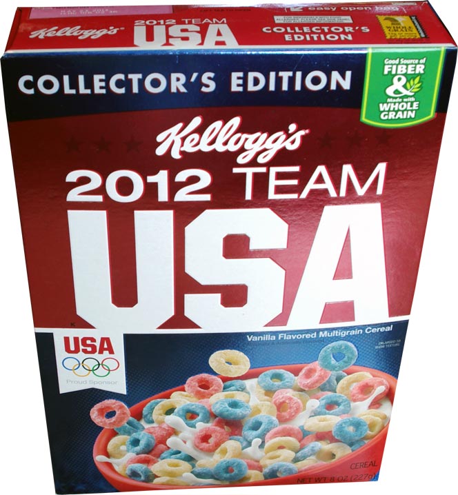 Kellogg's 2012 Team USA Cereal - Front