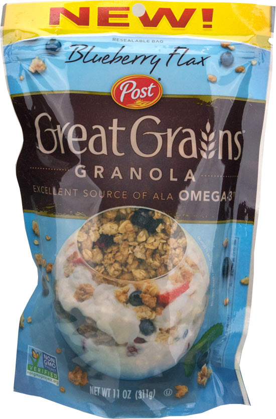 Blueberry Flax Great Grains Granola Cereal Profile