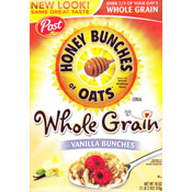 Honey Bunches of Oats Whole Grain With Vanilla Bunches