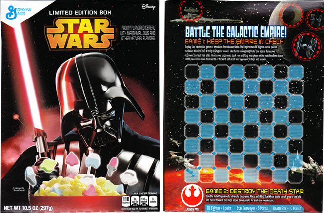 2015 Star Wars Cereal Featuring Darth Vader