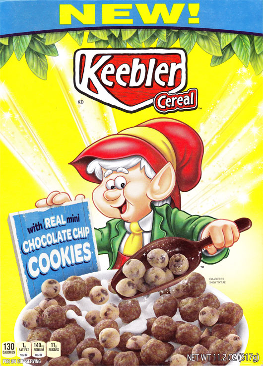 Keebler Cereal Box - Front