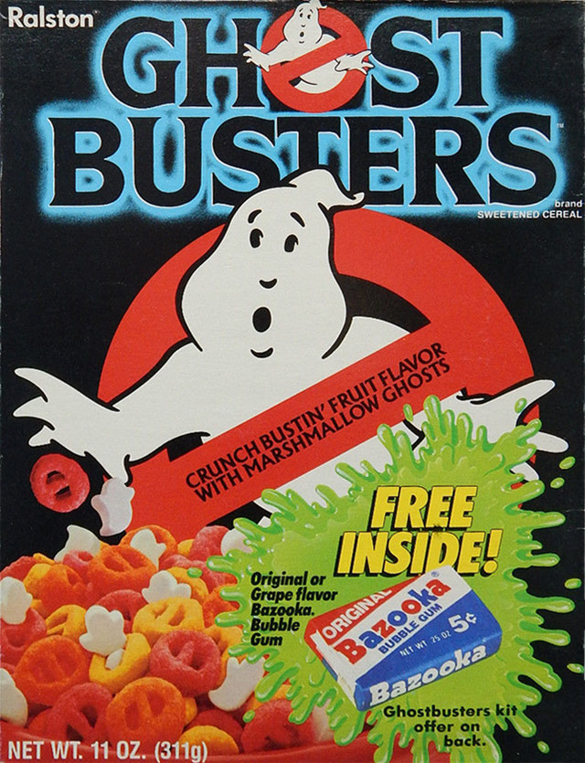 Ghostbusters Cereal Box (Front)