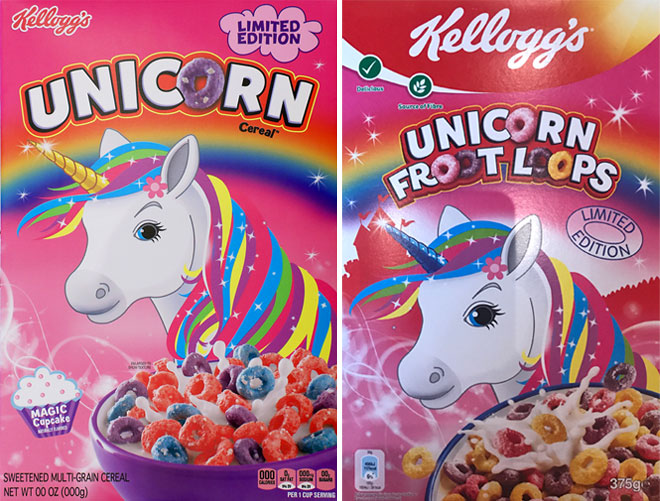 Unicorn Cereal And Unicorn Froot Loops