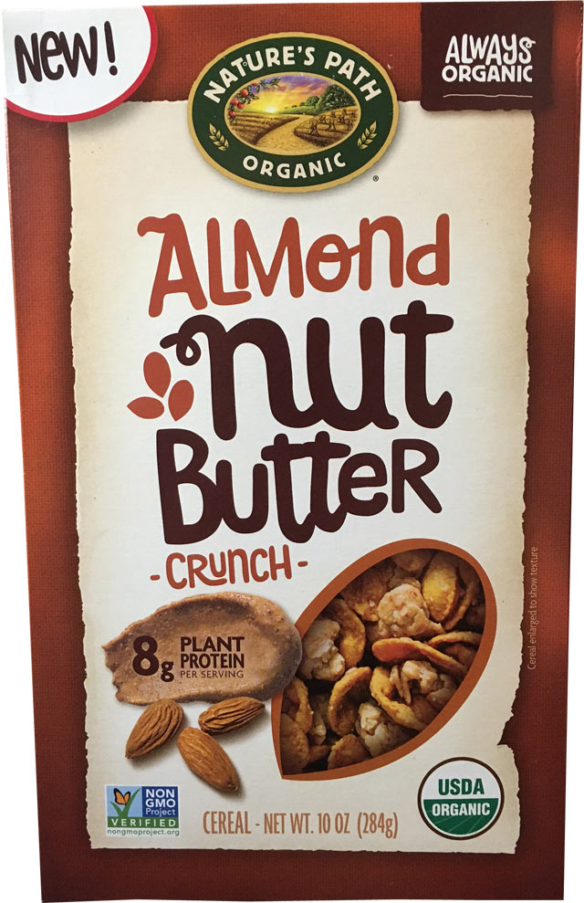 Almond Nut Butter Crunch Cereal Box