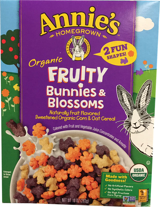 Bunnies & Blossoms Cereal Box