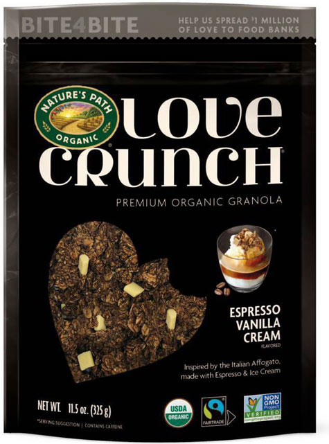 Espresso Vanilla Cream Love Crunch Granola Package