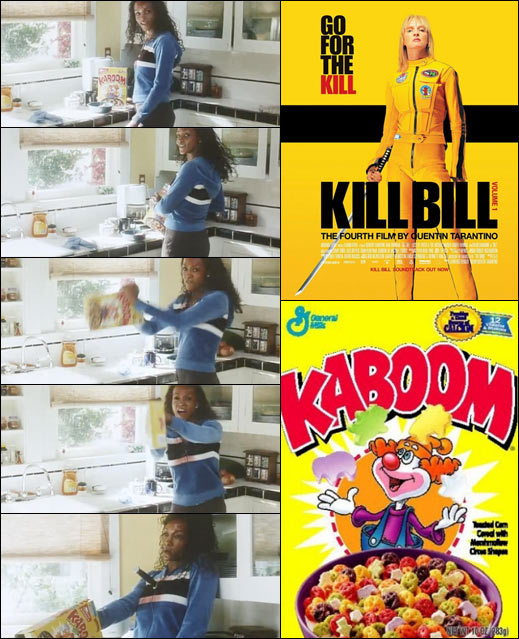 Kaboom Cereal in Kill Bill Volume One