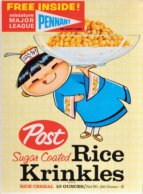 Post Rice Krinkles 1963 Cereal Box