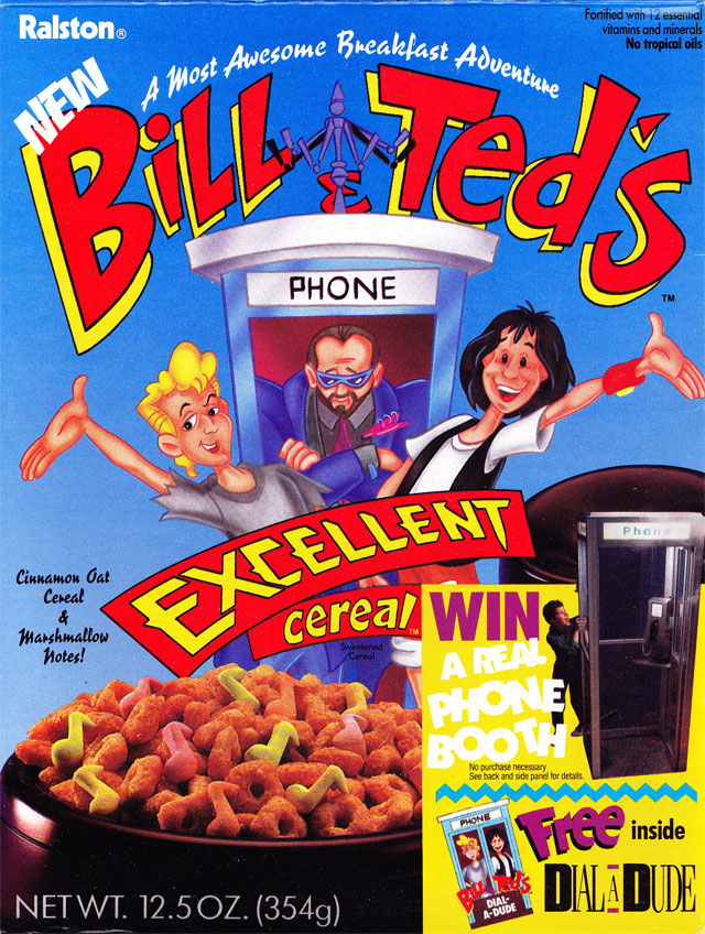 Bill & Ted's Excellent Cereal Box (Front)