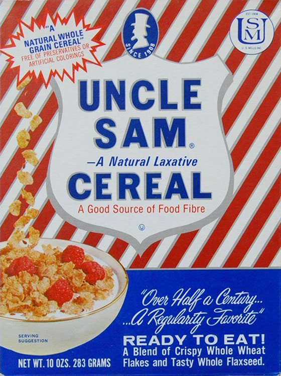 1979 Uncle Sam Cereal Box