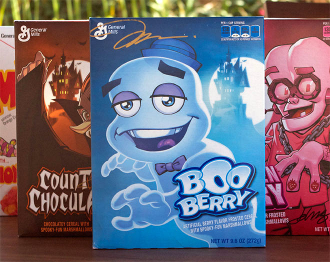 2014 Boo Berry Cereal Box