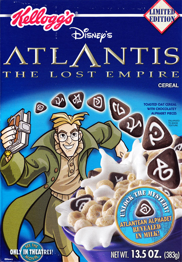 Atlantis Cereal Box (Front)