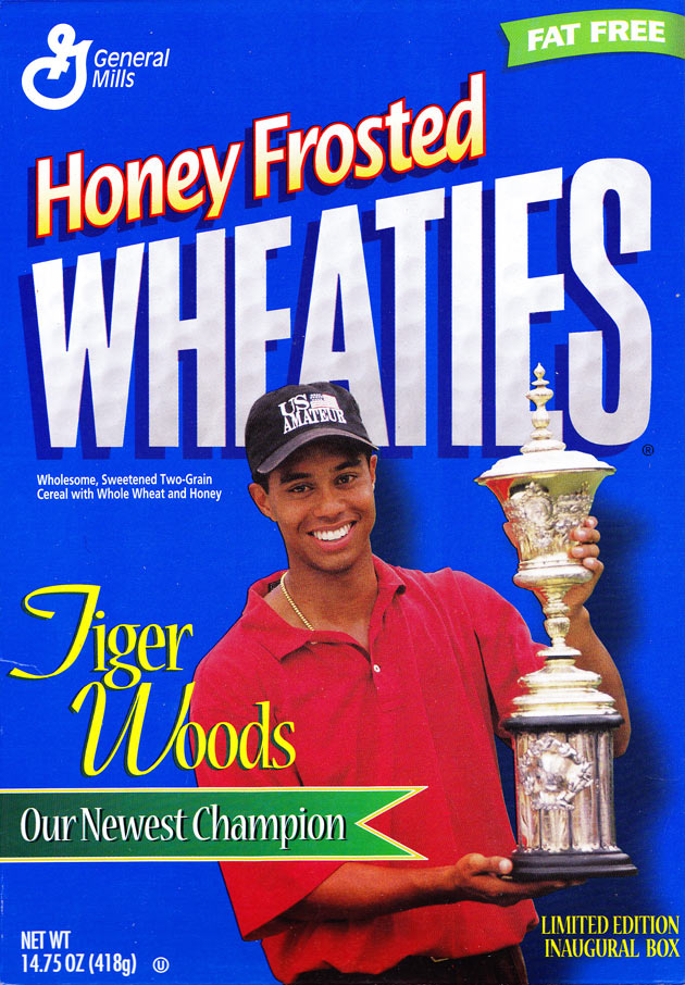 Honey Frosted Wheaties Cereal Box (Front)