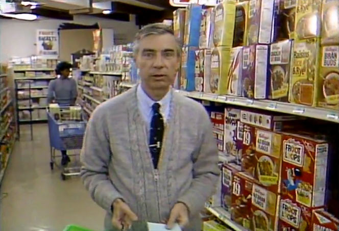 Raisins Rice & Rye Cereal In 1984 with Mr. Rogers