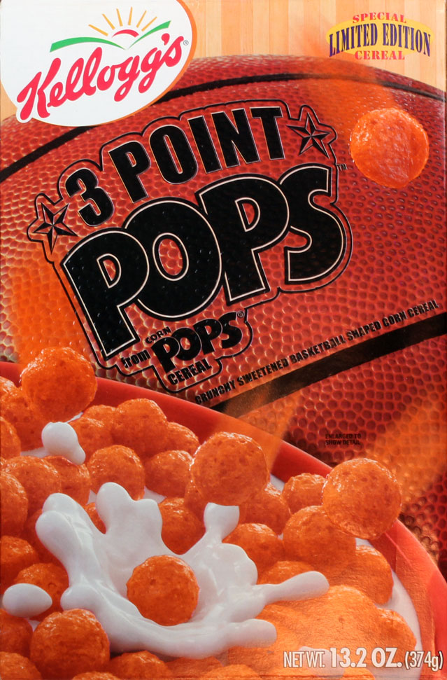 3 Point Pops Cereal Box (Front)