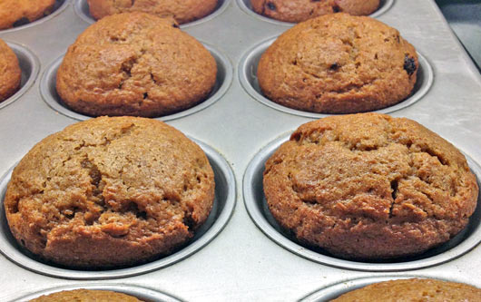 Bran and Flaxseed Muffins