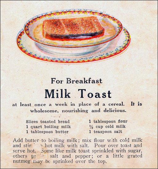 Vintage Milk Toast Recipe
