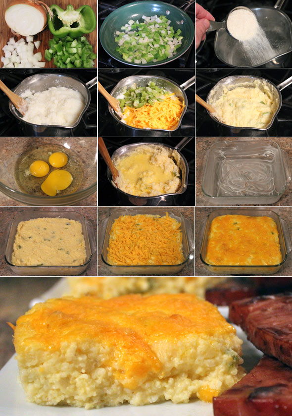 Making A Cheese Grits Casserole