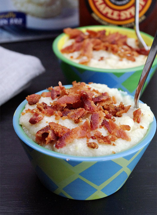 Maple Bacon Grits