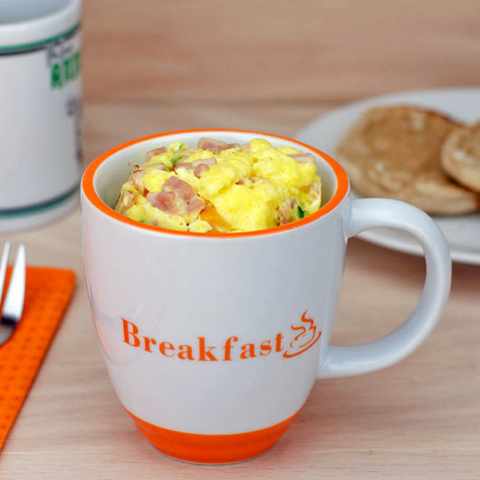 Microwave Farmers Omelet (In A Cup)