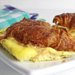 Baked Egg & Cheese Croissants