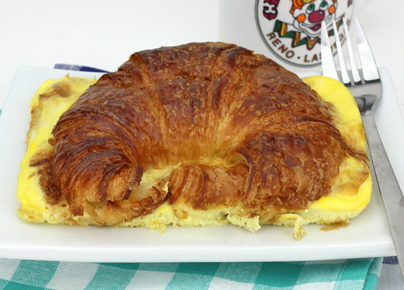 Baked Egg & Cheese Croissants