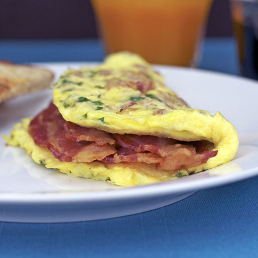 Simple Bacon Omelet