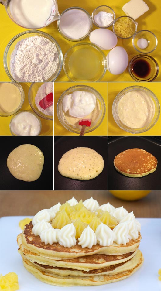 Making Lemon Hotcakes