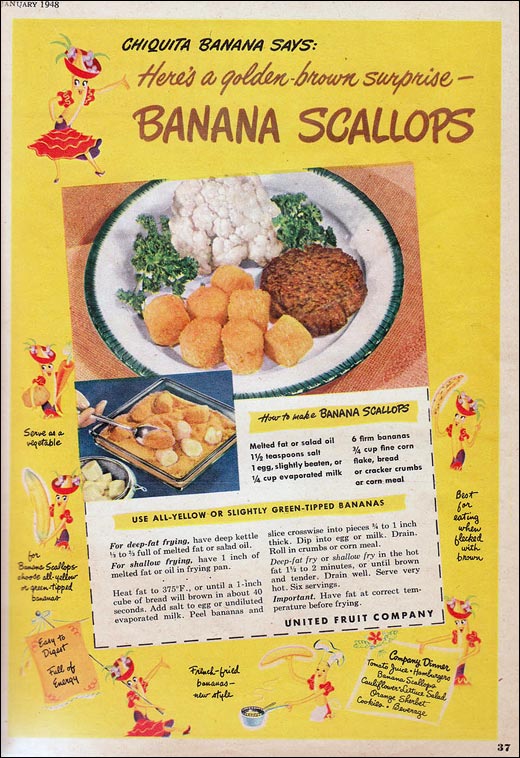 Classic Recipe: Banana Scallops