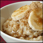 Banana Oatmeal (With Wheat Germ)