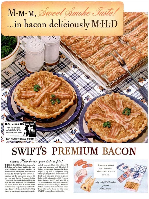 Vintage Recipe: Bacon Pie