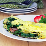 Green Eggs and Ham Omelette (California Style)