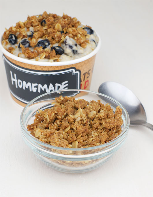 Crumble Topping (For Oatmeal)