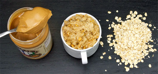 Microwave Peanut Butter Oatmeal