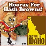 Hash Browns and Garlic Mushrooms