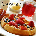 Buttermilk Waffles With Razzle-Dazzle