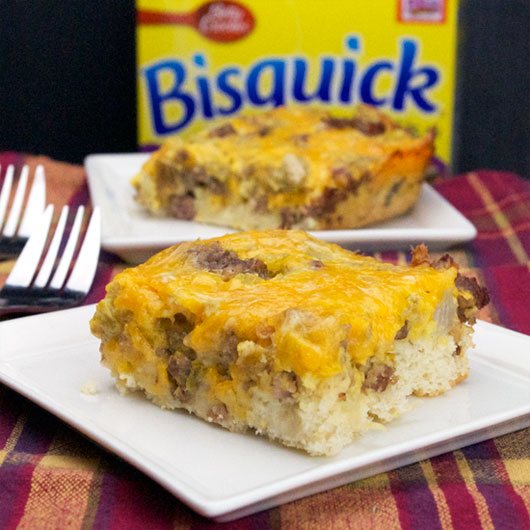 Bisquick Sausage Squares